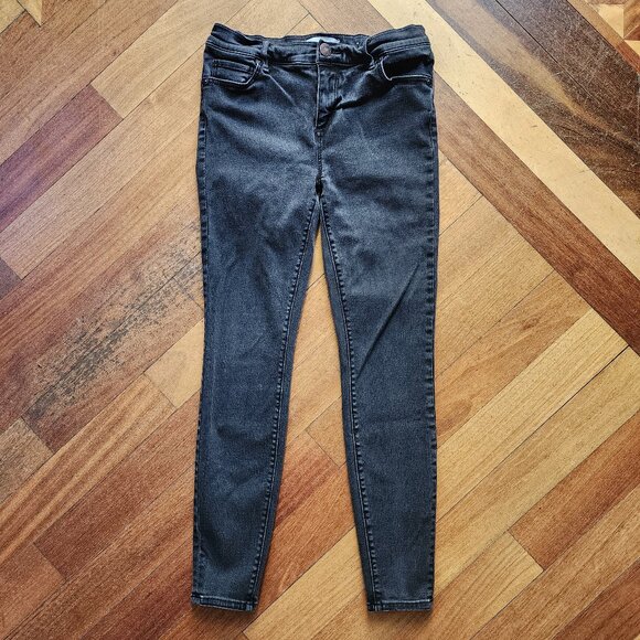 LOFT Dark Gray Legging Jeans Size 4/27 - Picture 3 of 14